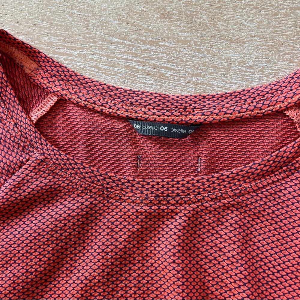 Oiselle long sleeved running shirt orange - Picture 4 of 6